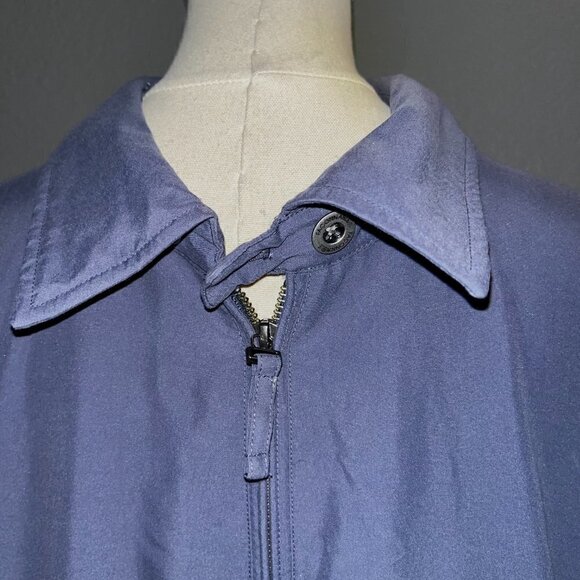 FACONNABLE Bomber Jacket - Full Zip - Steel Blue Gray - EUC - Size XL - Picture 2 of 6